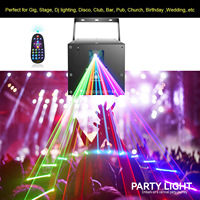 Lumière laser d'animation RGB 3W pleine couleur avec contrôle DMX512, indice de protection IP56, garantie 1 an pour DJ, mariage, KTV et ambiance de scène