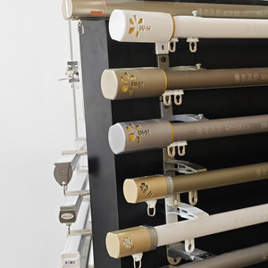 <span class=keywords><strong>Rail</strong></span> de rideau en alliage d'aluminium, montage mural ou au plafond, robuste, silencieux, pour fenêtre, <span class=keywords><strong>porte</strong></span>, maison, hôtel - Product Image 6