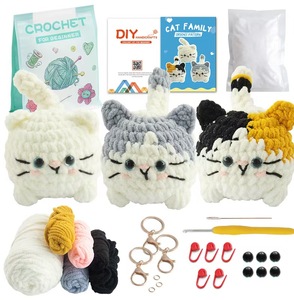 Nuevo Kit <span class=keywords><strong>de</strong></span> Tejido y Crochet <span class=keywords><strong>de</strong></span> Algodón Suave para Niños 2026, Manualidades <span class=keywords><strong>de</strong></span> Animales <span class=keywords><strong>de</strong></span> Dibujos Animados, Completo para Principiantes - Product Image 4
