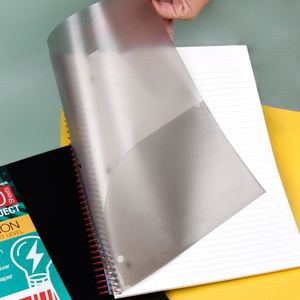 Three-hole Coil Loose-leaf American A4 Notebook PP Cover with Paging Pockets American Students - Product Image 4