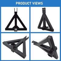 Récepteur d'attelage 3 points robuste Attelage rapide pour tracteurs de catégorie 1 Adaptateur de barre d'attelage de remorquage de 2 pouces pour remorques remorque agricole