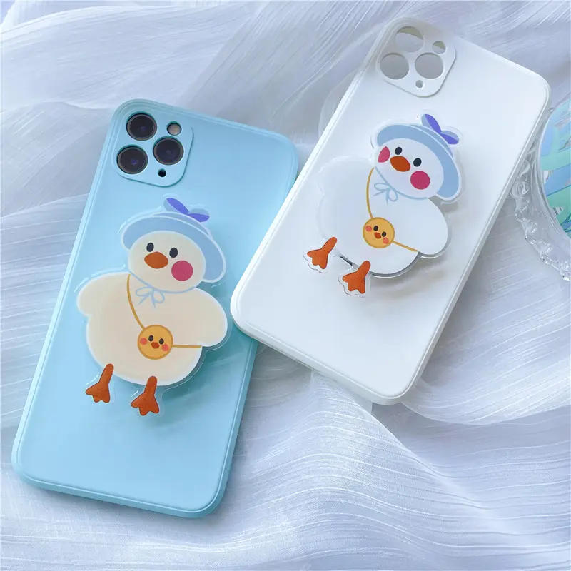 Kunshan factory made customized cute design mobile phone holder griptok universal acrylic finger grip phone holder