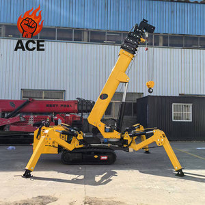 Trong kho 5 tấn 8 tấn 10 tấn Telescopic Spider Crane 3 tấn Spider Crane tùy chỉnh điều khiển từ xa Crawler mini Spider Crane giá - Product Image 4