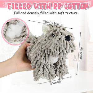 <span class=keywords><strong>Serviette</strong></span> pour chien en chenille <span class=keywords><strong>de</strong></span> haute qualité, <span class=keywords><strong>serviette</strong></span> douce et absorbante en microfibre pour la maison, la salle <span class=keywords><strong>de</strong></span> bain, la cuisine et le lavabo. - Product Image 2