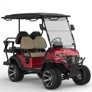 China factory supply personalized electric club car golf carts 4+2 seat for sale