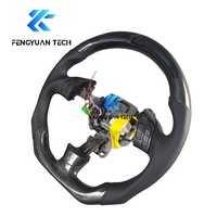 Volant sport en fibre de carbone forgée avec éclairage LED pour Honda Accord 7ème génération CL7 2003 2004 2005 2006 2007 2008