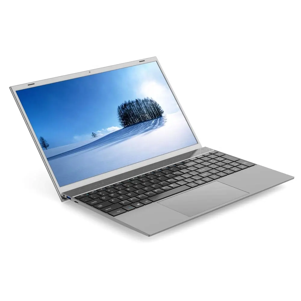 15.6 Inch Slim Laptop Intel Core Gaming Laptop Komputer dengan Backlit Keyboard Netbook