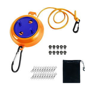 <span class=keywords><strong>Corde</strong></span> de séchage de <span class=keywords><strong>linge</strong></span> de voyage rétractable Portable <span class=keywords><strong>corde</strong></span> à <span class=keywords><strong>linge</strong></span> antidérapante coupe-vent réglable pour <span class=keywords><strong>jardin</strong></span> arrière-cour Camping en plein air - Product Image 1