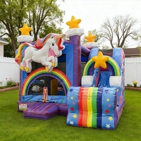Château Gonflable Commercial Personnalisé en PVC de Qualité Industrielle pour Enfants