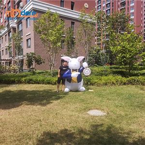 Alice in Wonderland thỏ khổng lồ <span class=keywords><strong>Inflatable</strong></span> phim hoạt hình bóng bắt mắt Đồng hồ quảng cáo hiển thị sản phẩm - Product Image 5