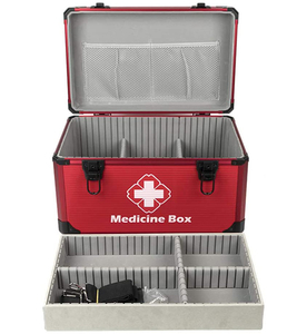 Botiquín de primeros auxilios portátil, caja de botiquín de primeros auxilios quirúrgico para el hogar y viajes - Product Image 6