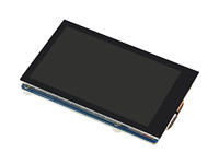 Pantalla Táctil Capacitiva DSI Waveshare de 3.5 Pulgadas, Táctil de 5 Puntos, 480x800 Píxeles, Panel IPS, Interfaz I2C, Ángulo de Visión de 170°