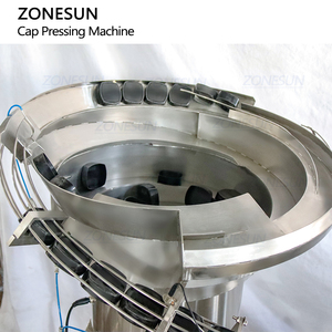 ZONESUN ZS-VTYG02S automatique Double têtes café poudre épice assaisonnement bouchon de bouteille pressage Machine de capsulage avec couvercle anti-poussière - Product Image 3