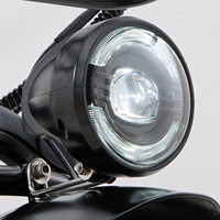 Pièces détachées pour vélo électrique BURCHDA U8 : écran, phare avant, feu arrière, contrôleur, accélérateur PAS, moteur brushless, moyeu de roue, pièces de rechange en acier.