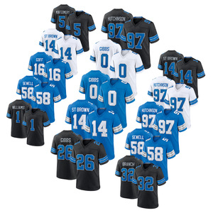 2025 Nieuwe Custom Clubs 32 Teams Stijl Geborduurde Nummer American Football Kleding Hoge Kwaliteit American Football Jersey - Product Image 1