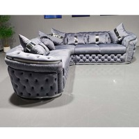 Venta de fábrica muebles sofá conjunto de lujo sala de estar turco personalizable sala de estar sofás de lujo de alta calidad