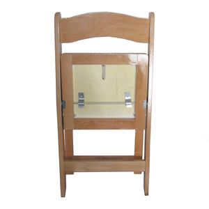 Silla plegable de madera blanca para eventos de boda, silla para decoración, venta al por mayor - Product Image 6