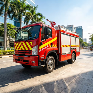 Camion de pompiers avec réservoir d'eau de 3000 litres Camions de pompiers d'<span class=keywords><strong>occasion</strong></span> à vendre en Indonésie - Product Image 1