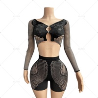 Lingerie de club de nuit ELITES, vêtements de danse exotiques, tenue de strip-teaseuse sexy sur mesure