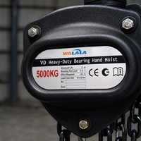 Palans de levage manuels à chaîne de 0,5 tonne, 1 tonne, 2 tonnes, 3 tonnes, 5 tonnes, certification CE