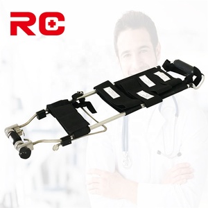 Juego de férula de tracción de aleación de aluminio, dispositivo de tracción de pierna para férula de tracción de pierna de rescate de emergencia - Product Image 2