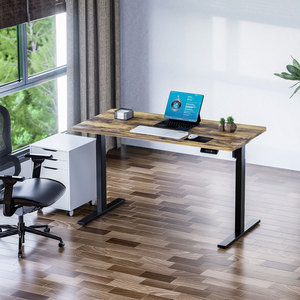 Oem ODM 80kg 2-giai đoạn động cơ duy nhất máy tính đứng bảng Ergonomic văn phòng điện chiều cao có thể điều chỉnh ngồi đứng bàn - Product Image 6