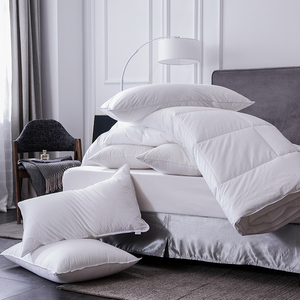 Sang Trọng Chất Lượng Khách Sạn 100% Cotton 233T Duvet Gối Đệm <span class=keywords><strong>Comforter</strong></span> Thiết Lập Một Lớp Sợi Nhỏ Làm Đầy - Product Image 3