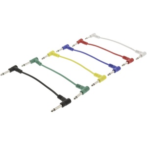 Cable de Audio Mono de 6.35mm Macho, 15cm, 6 Piezas, Varios Colores - Product Image 3