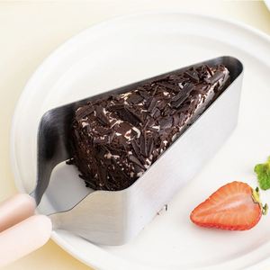 Spatule à pâtisserie en acier inoxydable personnalisée, spatule à tarte en métal pour couper les gâteaux et les pizzas - Product Image 3