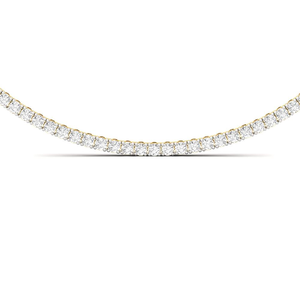 Collier tennis en diamant taille ronde Éternelle grâce, bijoux fins élégants, collier classique étincelant pour femme - Product Image 4