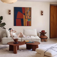 Canapé modulaire sectionnel Kebao Boloni, style nordique moderne, tissu en microfibre beige, meubles de salon, garantie 1 an