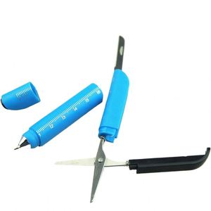 Stylo Bille Multifonction Portable avec Outil de Signature, Échelle, Matériau Plastique, Impression de Logo Personnalisable et Ciseaux - Product Image 3
