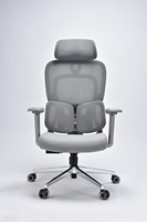 Chaise de bureau ergonomique JOHOOFURNITURE moderne avec support lombaire triple zone, accoudoirs 4D et revêtement en maille 3 couches