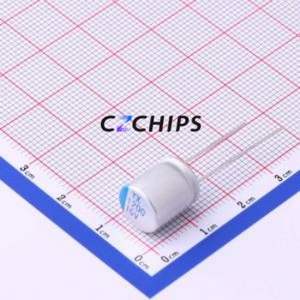 Condensador Sólido SPE1CM122G12OL, Componente de Montaje en Orificio (THT), D10xL12mm 1200uF 20% 16V 5mm - Product Image 1