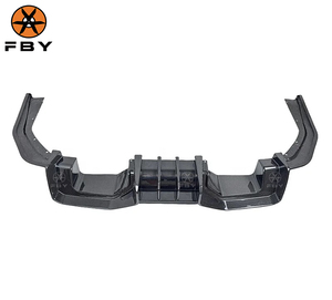 Diffuseur de pare-chocs arrière en fibre de carbone de style ADR de haute qualité pour <span class=keywords><strong>BMW</strong></span> <span class=keywords><strong>G80</strong></span> M3 G82 M4 2020+ Kit de carrosserie de pare-chocs arrière - Product Image 4