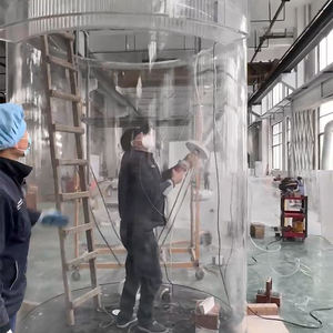 Exclusieve Custom Hoge Kwaliteit Nieuw Ontworpen Transparante Levende Vis Aquarium Coral Rotsen - Product Image 1