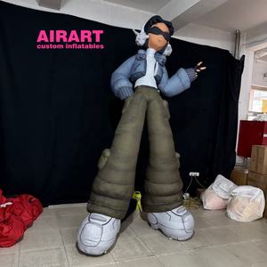 Ballon gonflable <span class=keywords><strong>DJ</strong></span> Garçon pour événements festifs, personnage gonflable cool pour spectacle de groupe et activités commerciales - Product Image 3