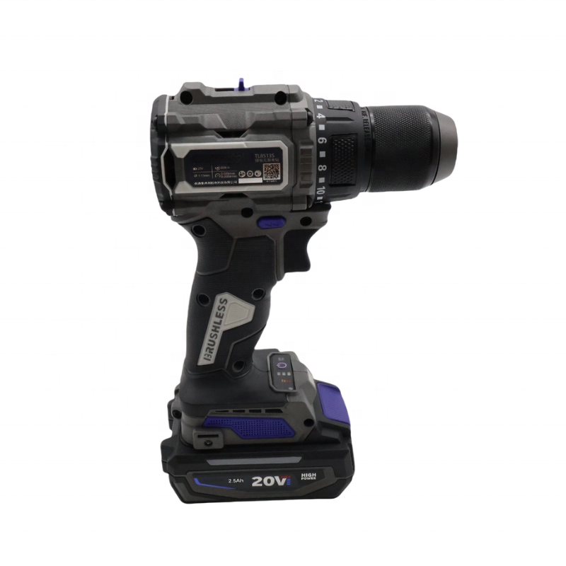 20V Cordless Impact Drill High Torque Brushless 85NM Variable Speed Lithium Battery Electric DC Motor Tool OEM Customizable · image 4