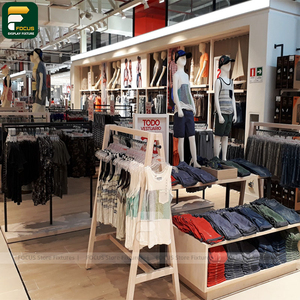 Exhibidores de Ropa Modernos para Boutique, Mostrador de Ropa, Armario para Prendas, Mueble de Vidrio para Minoristas - Product Image 2