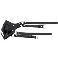 Masque en cuir PU punk pour cosplay de fête, produits pour adultes, équipement de bondage sexy, masque pour femmes, accessoires de mode