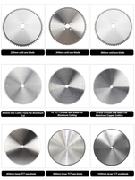 맞춤형 TCT 냉간 원형 톱날 285mm 315mm 350mm 400mm 460mm 금속/스테인리스강 절단용 초경 톱날