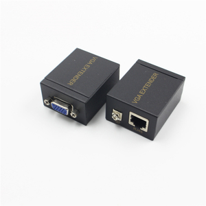 Extenseur VGA 60m, amplificateur de signal haute définition, transmission réseau avec protection contre la foudre, antistatique - Product Image 3