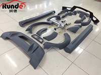 Runde PU matériel pour RANGE ROVER Evoque mise à niveau HAMANN Style large Kit de carrosserie lèvre avant diffuseur arrière jupe latérale roue sourcil