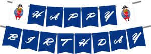 YOT Set per Festa di Compleanno a Tema <span class=keywords><strong>Pirata</strong></span>, Bellissime Decorazioni in Carta, Stoviglie Monouso 27x23x10cm, per 16 Persone - Product Image 3