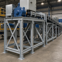 Poutre en I en acier galvanisé, profilé en angle, longueur personnalisée, structure de bâtiment multi-scènes