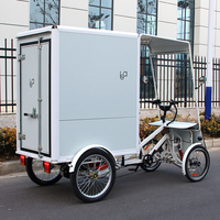 Tricycle électrique de cargaison de 4 roues lourdes avec la cabine