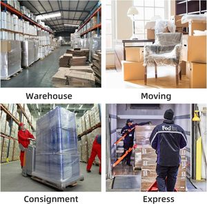 Yalanpack 500M Trong Suốt đóng gói phim strech 20 micron in mini xử lý Pallet Nhựa bọc Jumbo CuộN LLDPE rõ ràng bộ phim kéo dài - Product Image 6