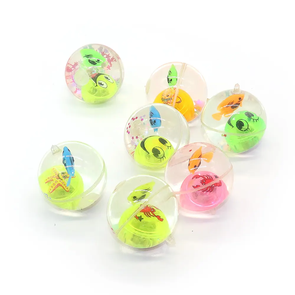 Wholesale Various sizes available plastic LED bouncy ball