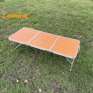 ZT-027 Mesa Plegable Portátil, Resistente y Ligera, <span class=keywords><strong>de</strong></span> Aleación <span class=keywords><strong>de</strong></span> Aluminio y MDF, Mini Mesa Plegable <span class=keywords><strong>de</strong></span> Tres Secciones para Exteriores, Picnic, Camping y <span class=keywords><strong>Barbacoa</strong></span> - Product Image 2