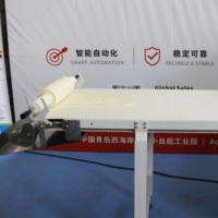 Équipement de pliage, laminage et saupoudrage de farine pour croissants, machine automatique à pâte feuilletée